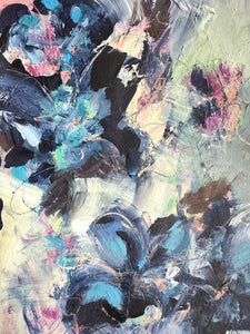 Conflowers abstract painting